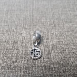 Pandora Silver  Dangle  16th Birthday Charm